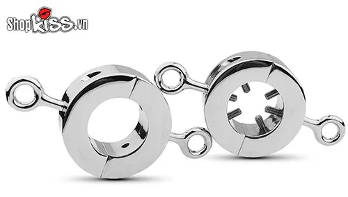 Unique BDSM Testicle Ring with Weighted Spikes — photo 6