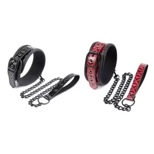 BDSM Collar Chain Ring Sexy Bondage Foreplay Gear — photo 2