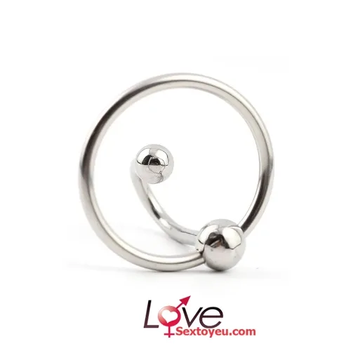 Inox Beaded Penis Lock with Urethral Hook for Intense Sensation — photo 3