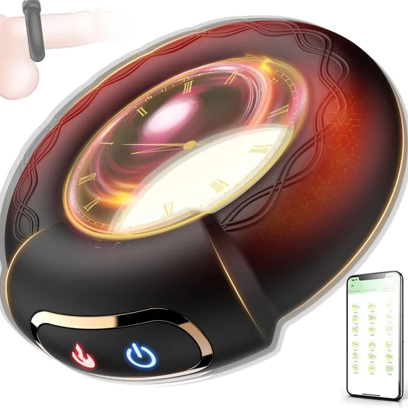 Multi Frequency Warm Vibrating Cock Ring USB Rechargeable — photo 4