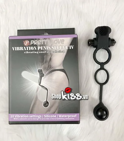 Anal Stimulating Ring with Ball Unique Vibrating Male Toy — photo 4