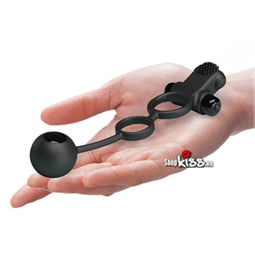 Anal Stimulating Ring with Ball Unique Vibrating Male Toy — photo 6