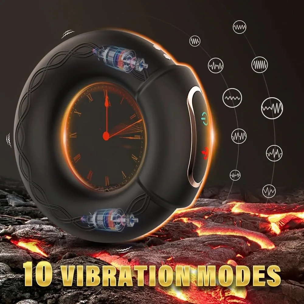 Heated Vibrating Cock Ring Strong Male Enhancer — photo 3