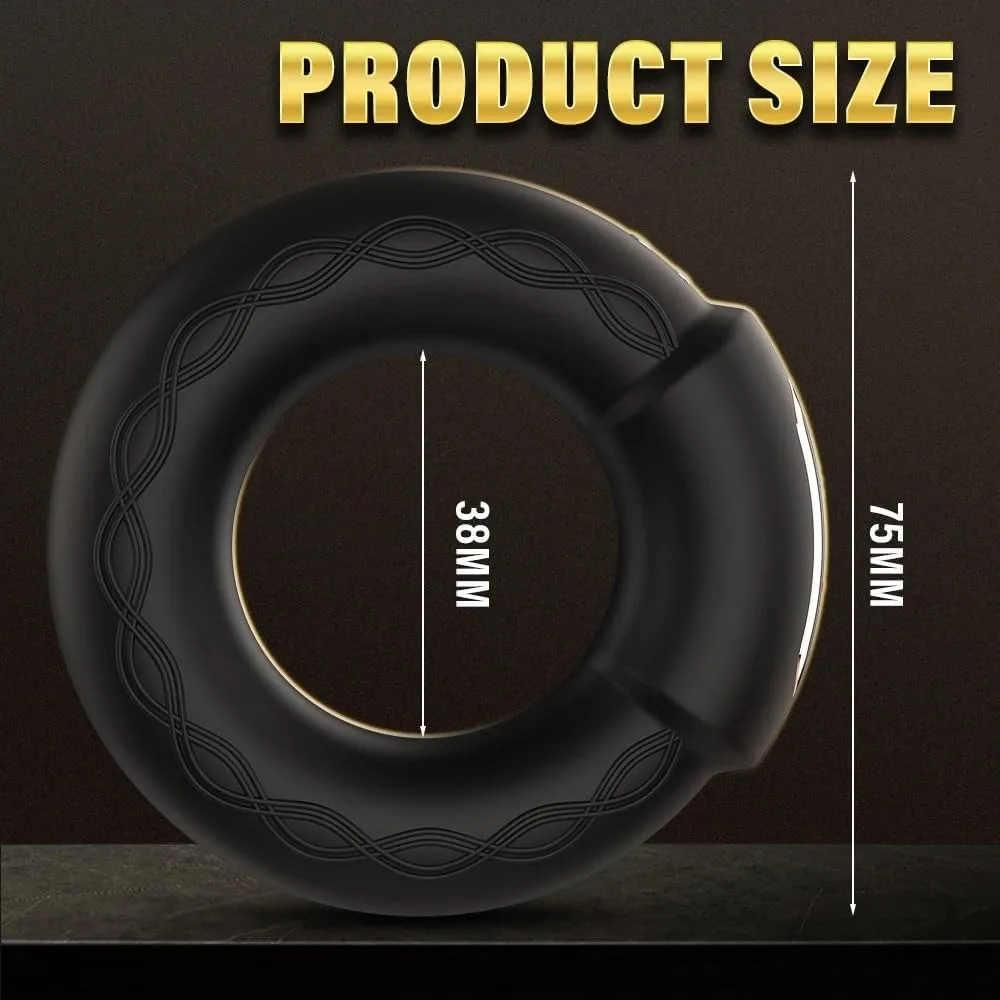 Heated Vibrating Cock Ring Strong Male Enhancer — photo 5
