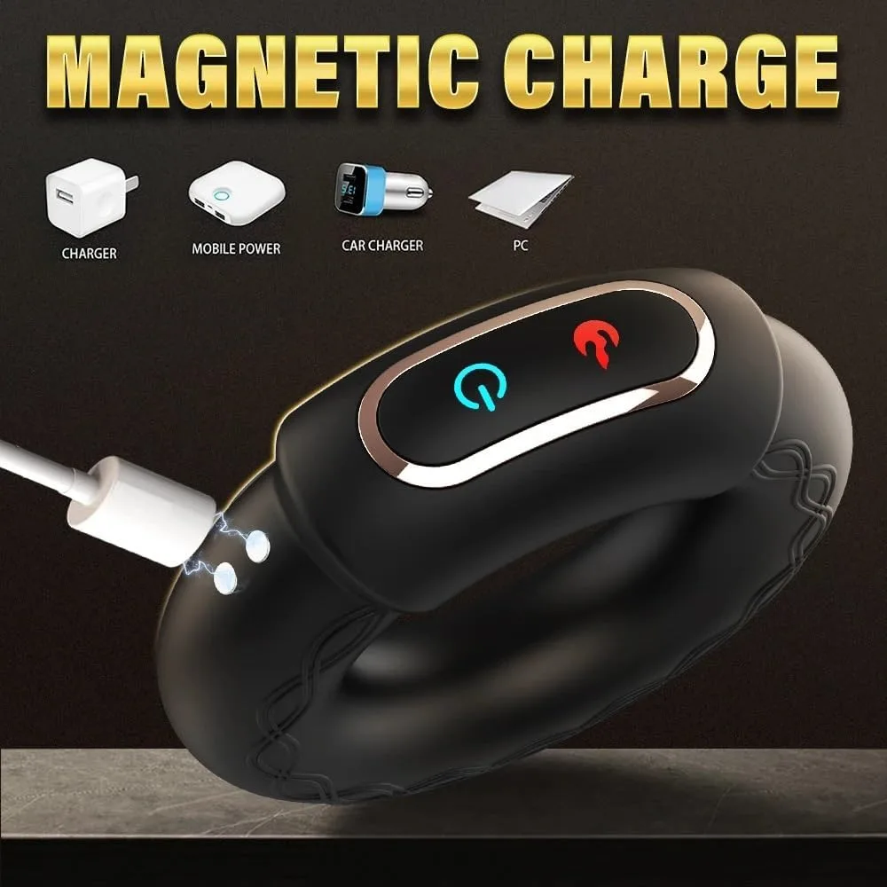 Heated Vibrating Cock Ring Strong Male Enhancer — photo 6