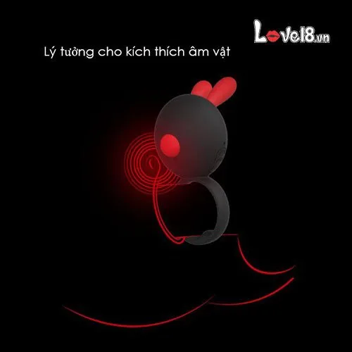 Rinbit premium rabbit head vibrating cock ring delay climax — photo 3