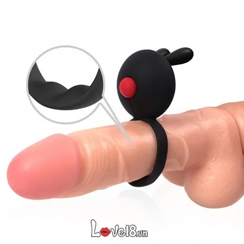 Rinbit premium rabbit head vibrating cock ring delay climax — photo 4