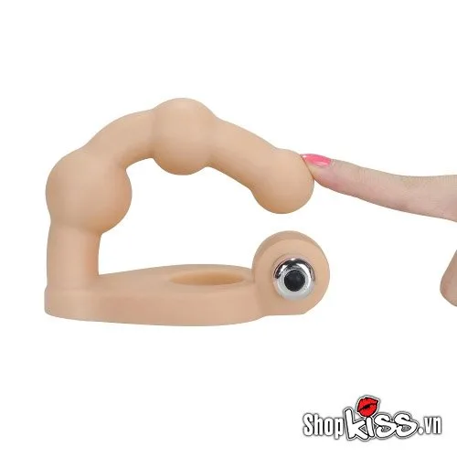Lovetoy 3-in-1 Vibrating Penis Ring Soft Pleasure Booster — photo 4