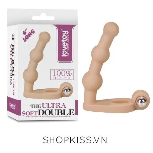 Lovetoy 3-in-1 Vibrating Penis Ring Soft Pleasure Booster — photo 2