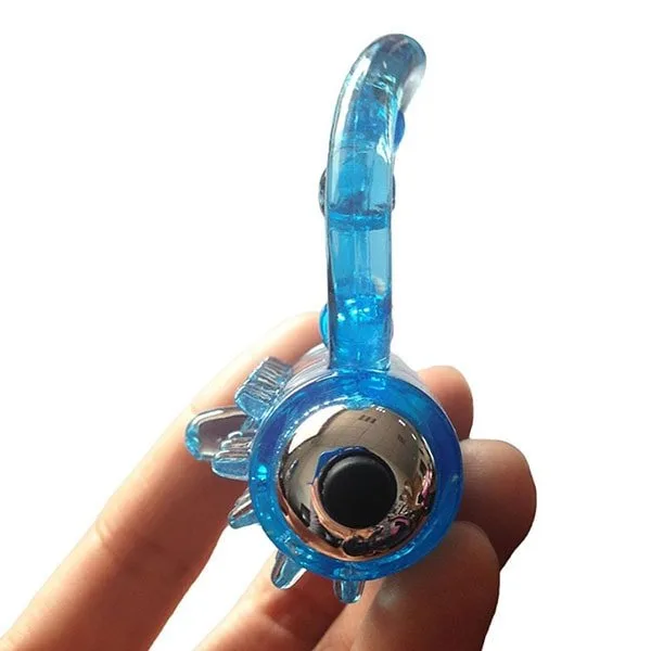 Silicone Spiked Vibrating Penis Ring 7 Frequency Modes — photo 2