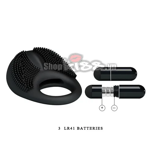 Prettylove Thorn Spiked Vibrating Ring Couples Stimulator — photo 5