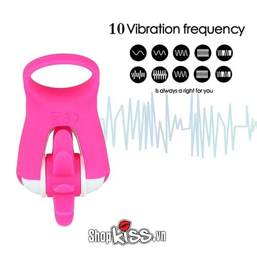 Rotating Tongue Ring LafyHo Double Pleasure Silicone — photo 8