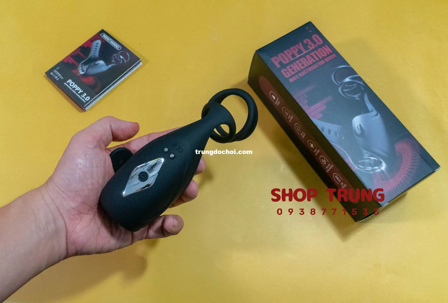 Poppy 3.0 Multi-Function Vibrating Male Cock Ring — photo 3
