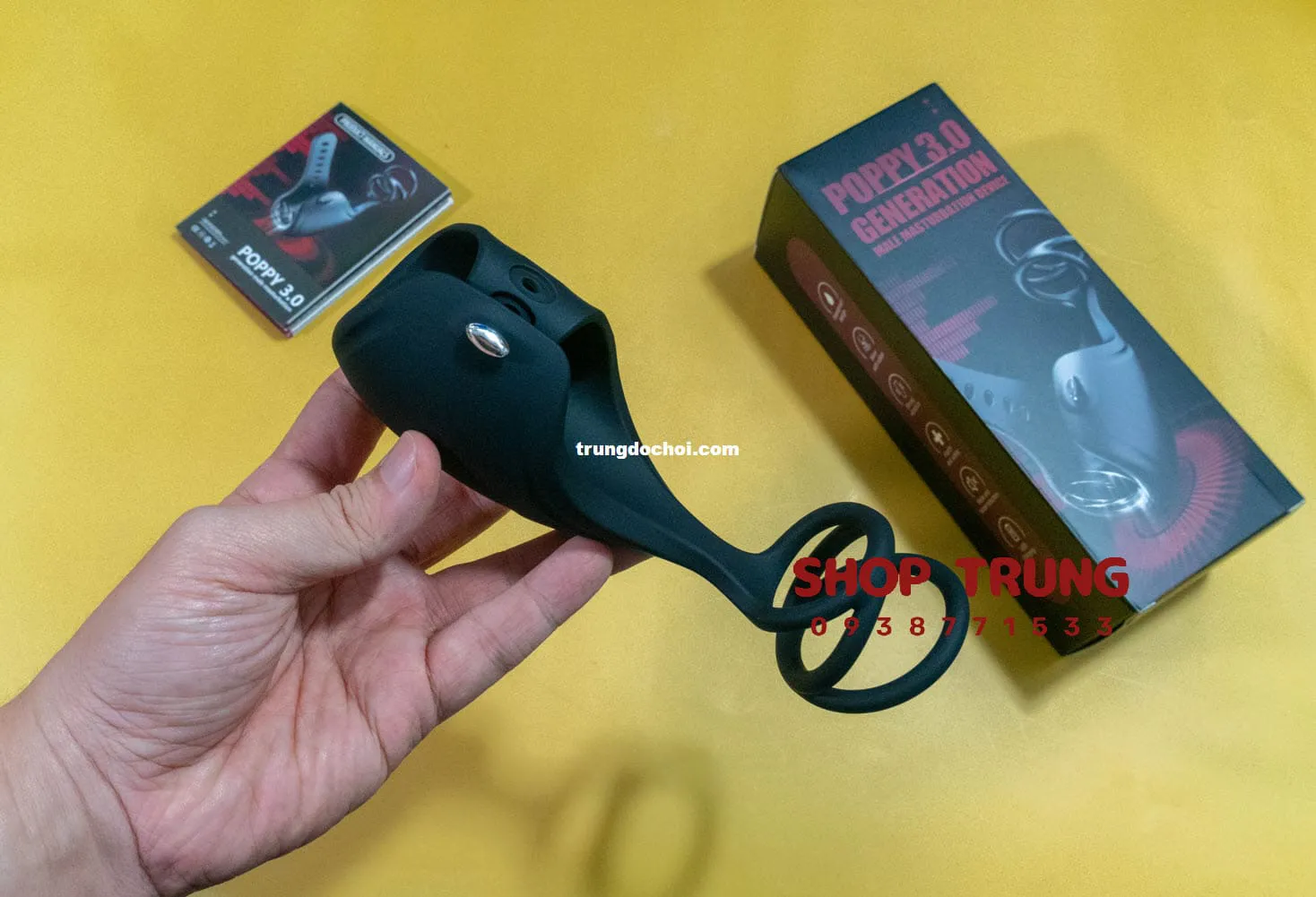 Poppy 3.0 Multi-Function Vibrating Male Cock Ring — photo 6