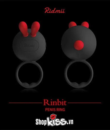 RinBit 2-in-1 Rabbit Vibrator USA Premium Silicone Ring — photo 5