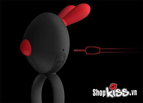 RinBit 2-in-1 Rabbit Vibrator USA Premium Silicone Ring — photo 7