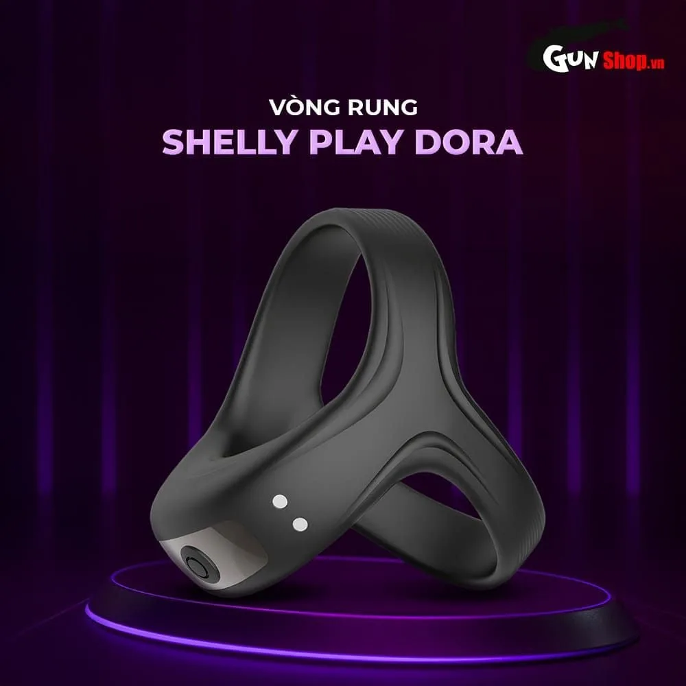 Shelly Play Dora Compact Ring Vibrator Dual Pleasure Couples Device — photo 4