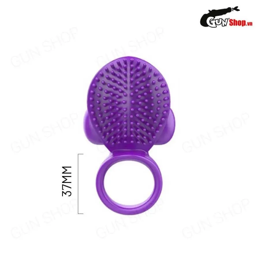 Vibrating Pleasure Ring Penis Enhancer Dual Stimulation Couples Sex — photo 2