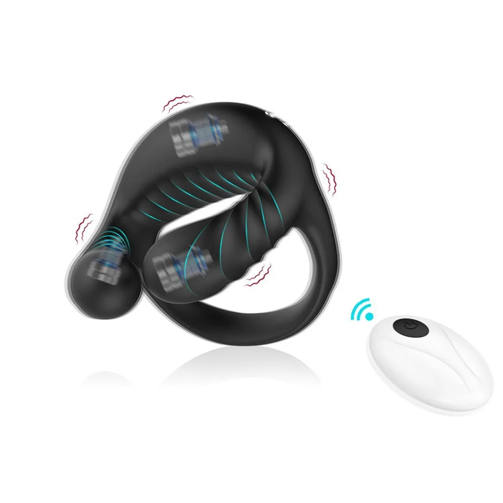 Remote Control Testicle Vibrating Ring Pleasure & Health — photo 2