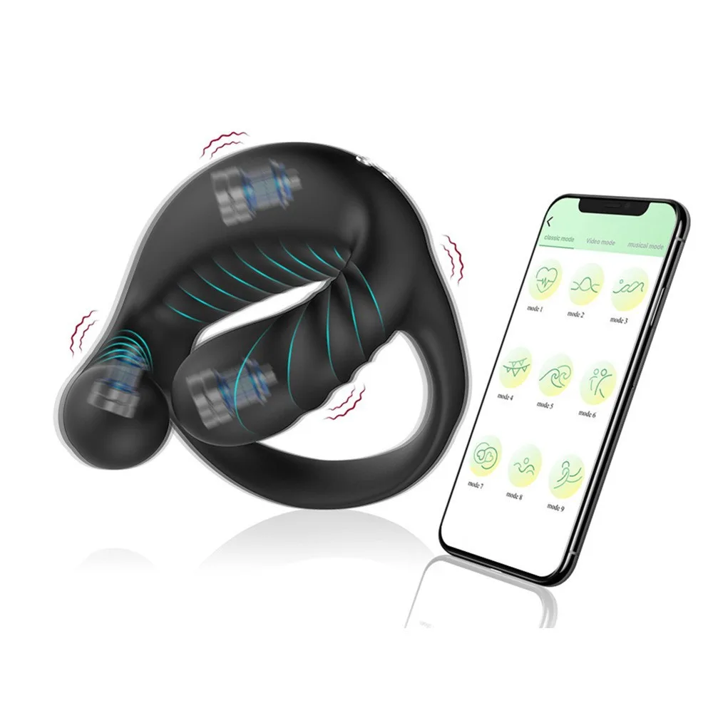 Remote Control Testicle Vibrating Ring Pleasure & Health — photo 5