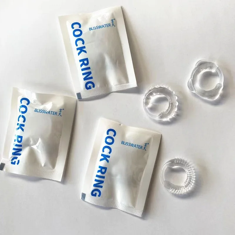 Silicone + ABS Penis Ring with Beads Spikes Waterproof Enhancer — photo 4