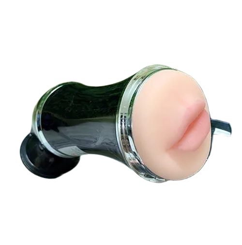 Wall-Mount Double-Ended Vibrating Realistic Silicone Male Masturbator