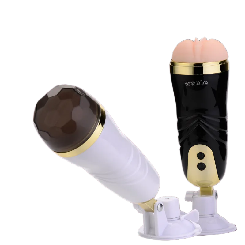 WanLe Wall-Mounted Vibrating Male Masturbation Cup Silicone