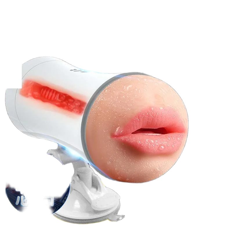 While Bow 7 Mode Dual End Male Masturbation Cup