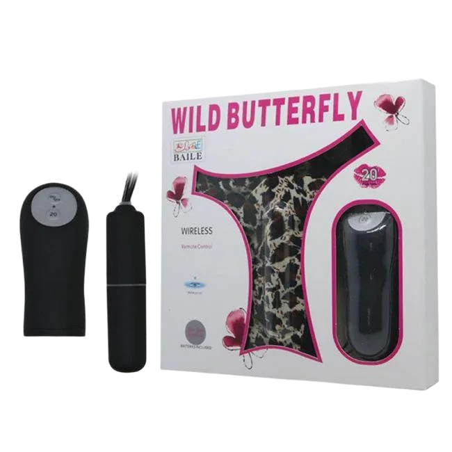 Wild Butterfly Remote Control Vibrating Panties for Women