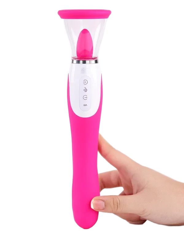 WISTONE 2-Ended 17-Mode Tongue Silicone Vibrator