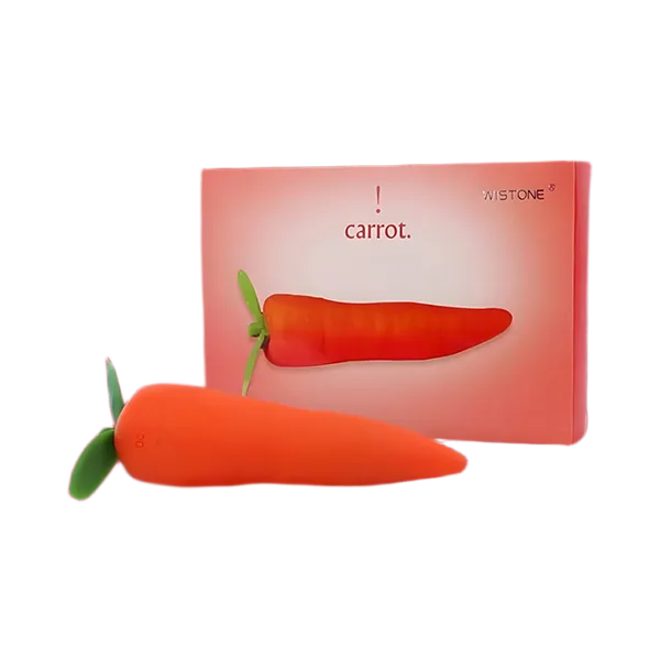 Wistone Carrot 10-Speed Vibrating Female Masturbation Dildo