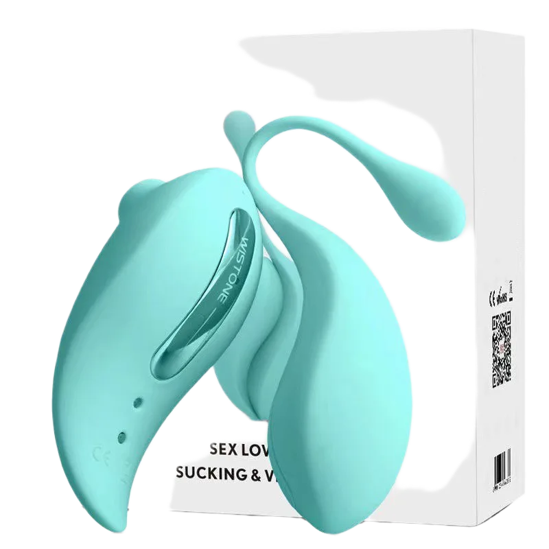 WISTONE Dual-Headed Vibrator Remote Control Silicone