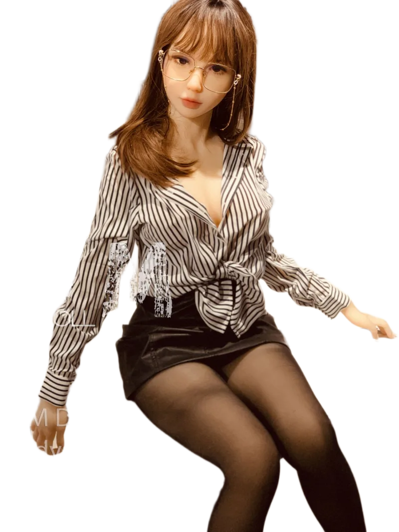 WM 158cm Premium Realistic Teen Secretary Love Doll Silicone