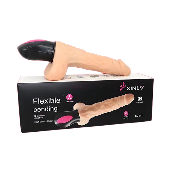 XINLV XL-912 Heated 12 Mode Vibrating Male Dildo 24cm