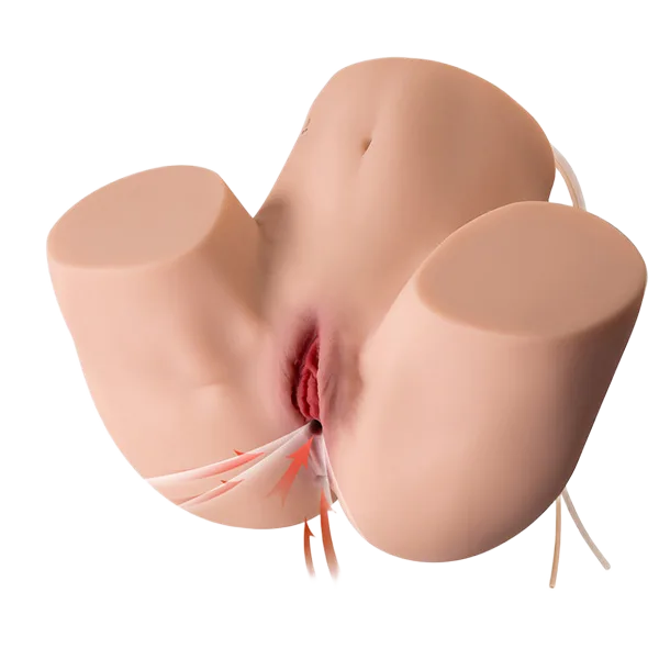 Xise Realistic Sexy Silicone Buttocks Model SQ-MAS50055V 10 inch