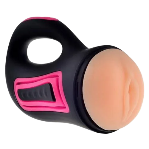Xmen Premium Vibrating Cup Male Masturbator with Handle