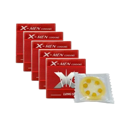 Xmen Textured Condom Enhances Size Sensation for Women