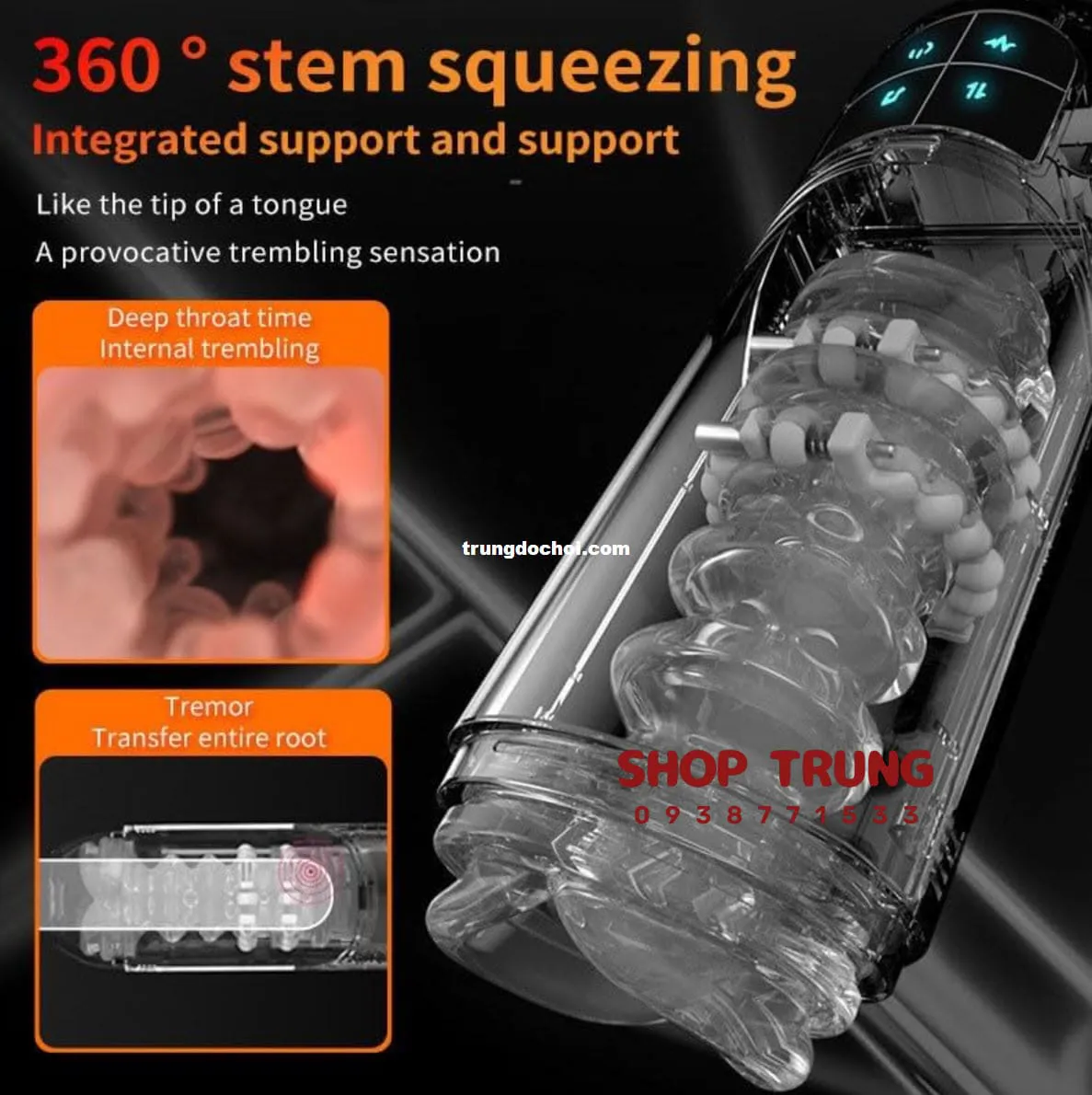 XT12 Automatic Male Masturbator Waterproof Powerful Vibrator — photo 4