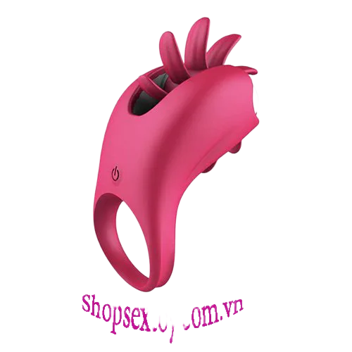 XTS 19 2-in-1 Rotating Licking Vibrating Couples Ring