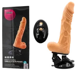 Xuanai Remote Control Rotating Suction Dildo 21cm