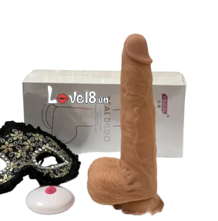 Yeain 21cm Medical Silicone Wall-Mount Realistic Vibrator