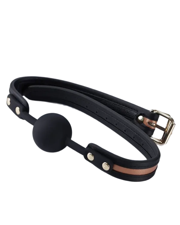 YEAIN BDSM Ball Gag Mouth Stopper Luxury Fetish Essential