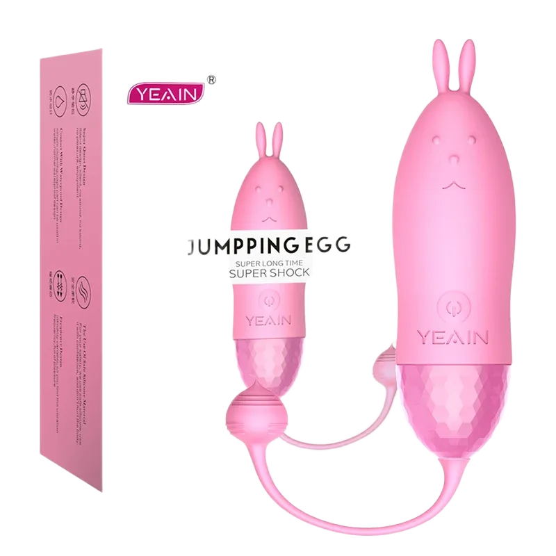 Yeain Bunny Ear 10 Mode Powerful Clitoral Vibrating Egg
