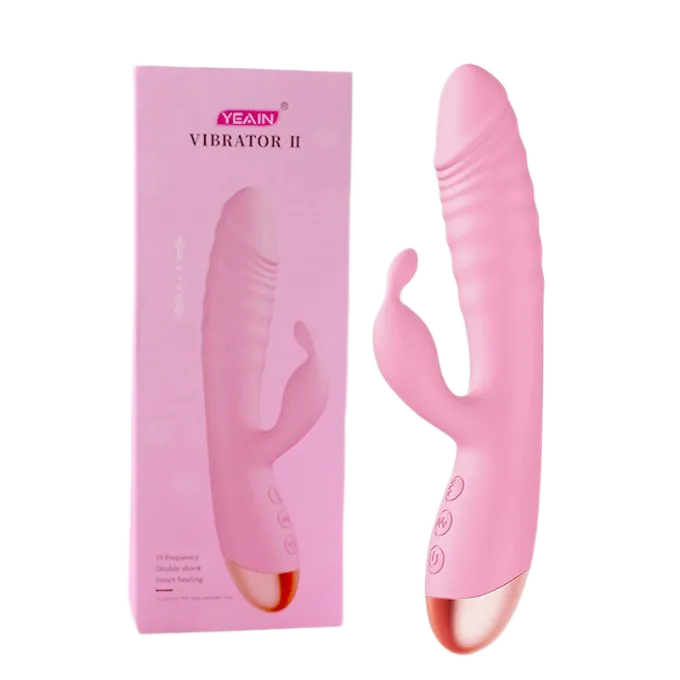 Yeain Deformed Rabbit II Warm Vibrator Suction 220mm Female Pleasure