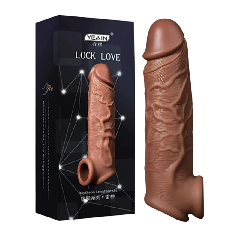Yeain Lock Love Raytheon Sleeve Enhancer Male Pleasure Aid
