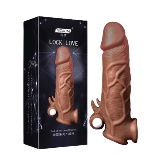 YeaIN Lock Love Vibrating Penile Enhancer 2.5cm Silicone Safe