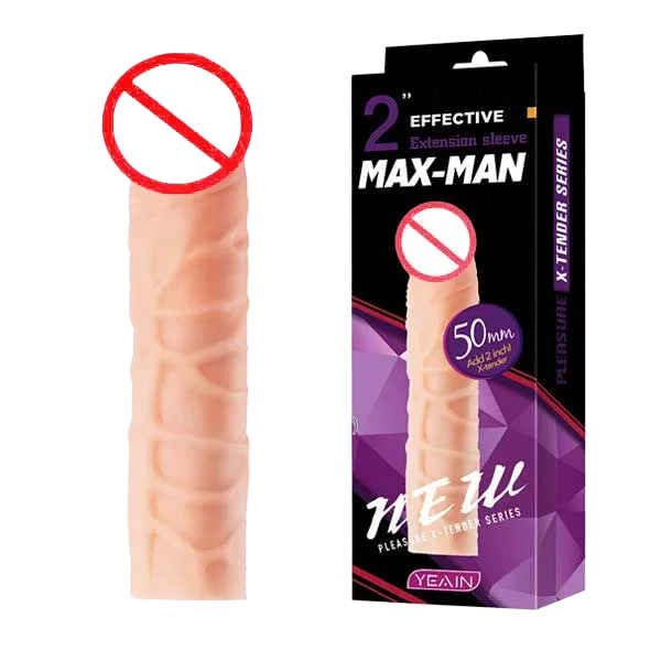 Yeain Maxman 5cm Penis Extender Soft Silicone Enhancer