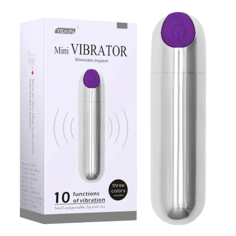 Yeain Mini Multi-Function Rechargeable 10 Mode Vibration