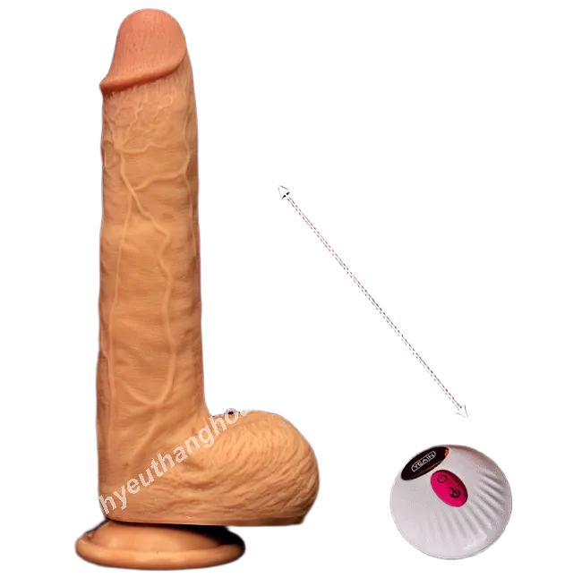 Yeain Multi-Function Dildo Silicone Heat Twist Thrust Vibrate