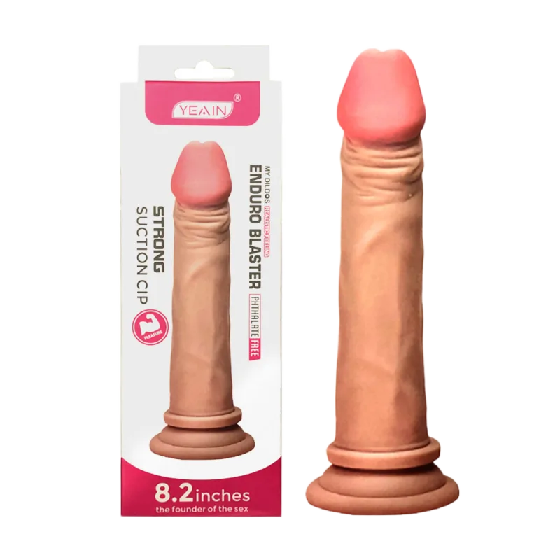 Yeain Pink 8.2 Wall-Mounted Silicone Dildo